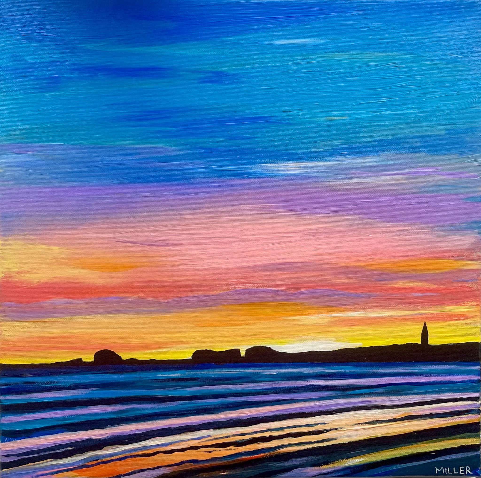 NB Sunrise — original acrylic painting by GSM Art